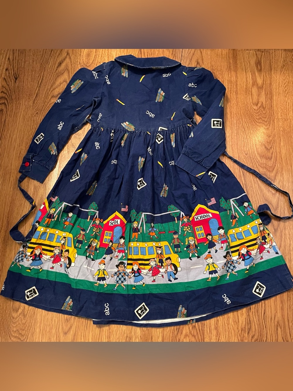 Vintage 90s handmade School Dress 4/5